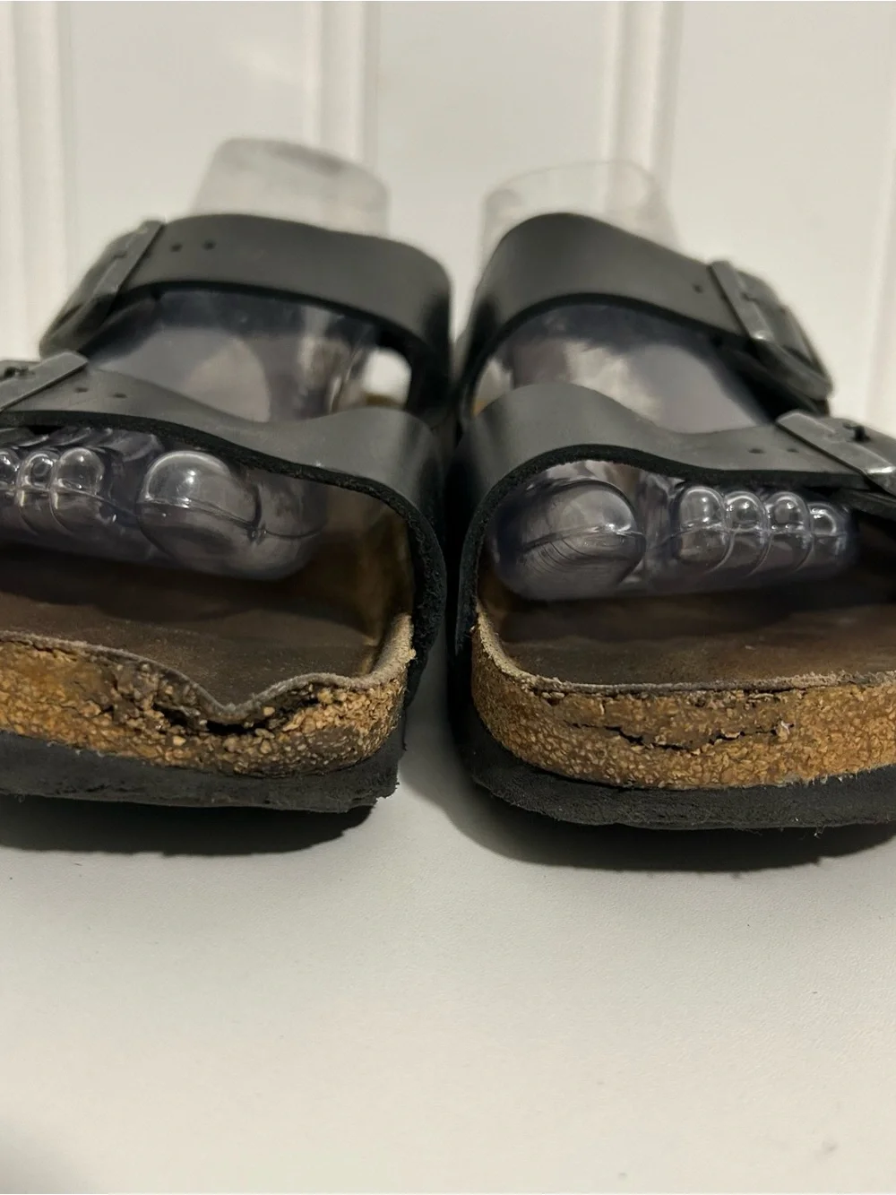 Birkenstock Milano soft black leather sandals
